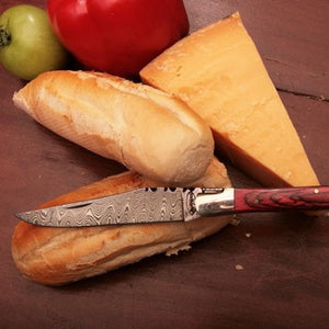 Laguiolemes mahonie Damast in eikenhouten kistje - Champagnesabres.eu